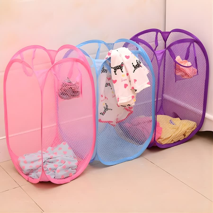 Cesto De Roupa Grande 40x70/33x56 Cesto Dobrável Para Roupas E Brinquedos Cesto Infantil Casa Caixa Organizadora