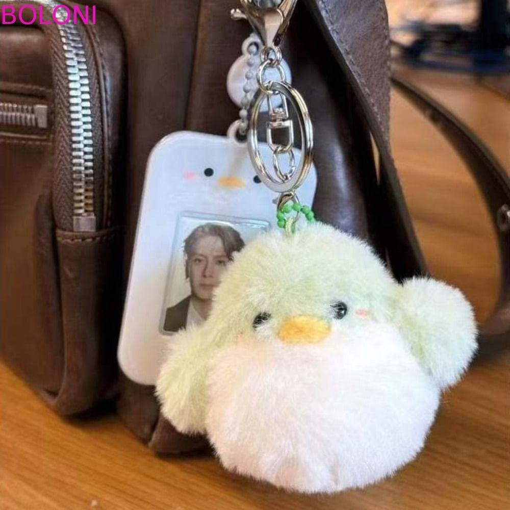 BOLONI Pássaro Pingente De Pelúcia , Chaveiro BamBam GOT7 Boneca Verde 8CM Para Fãs