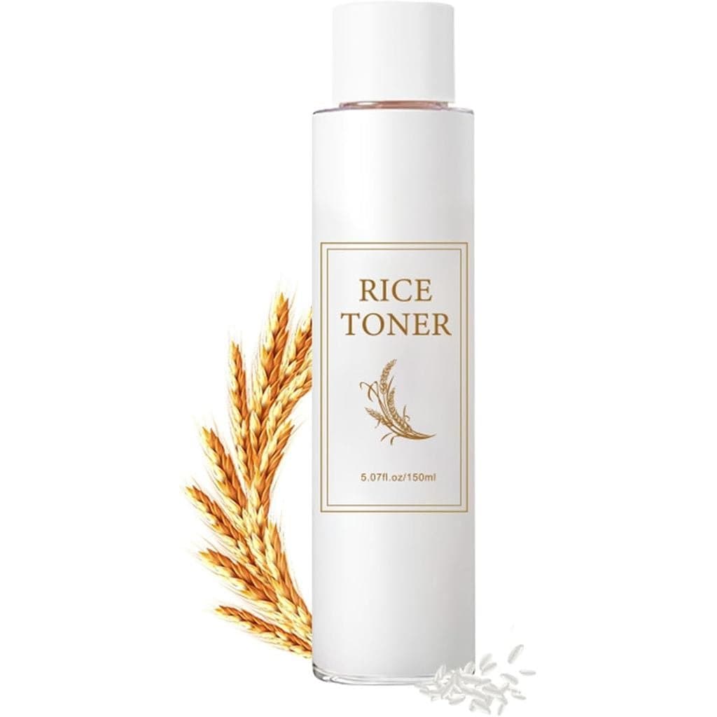 Exfoliante Facial de Arroz para Pele Sensível e Com Acne, para Mulheres e Homens, Hidratante Facial Leve, Combate a Secu