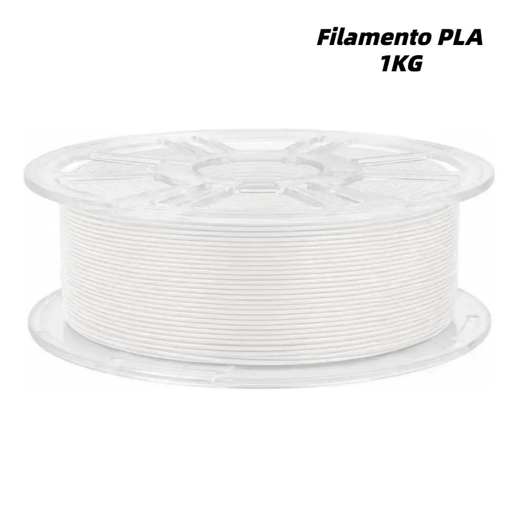 Filamento PLA para Impressora 3D 1KG 1,75mm Impressão Profissional Premium FDM Farm Bambu Lab Creality Brilhante Sólido