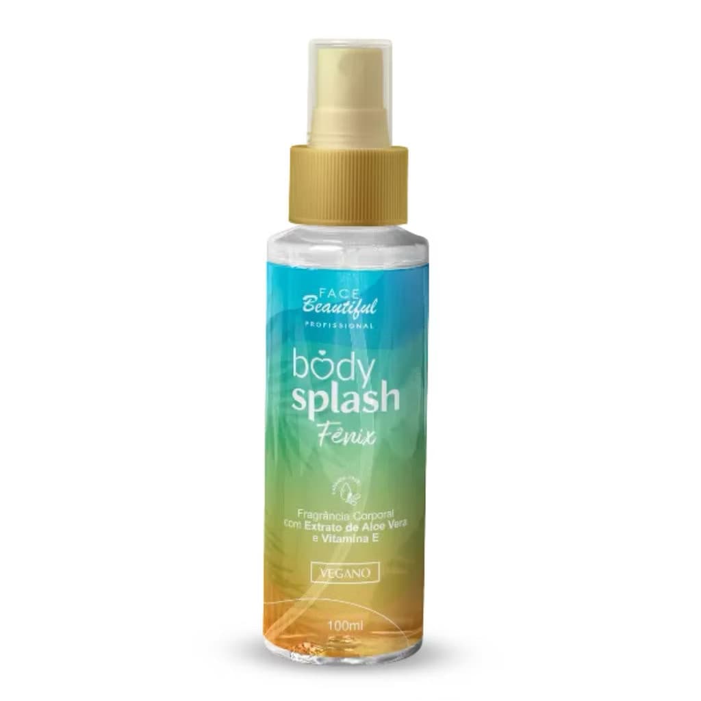 Body Splash Fênix 100ml Colônia Corporal Feminina Perfumada Longa Duração - Face Beautiful