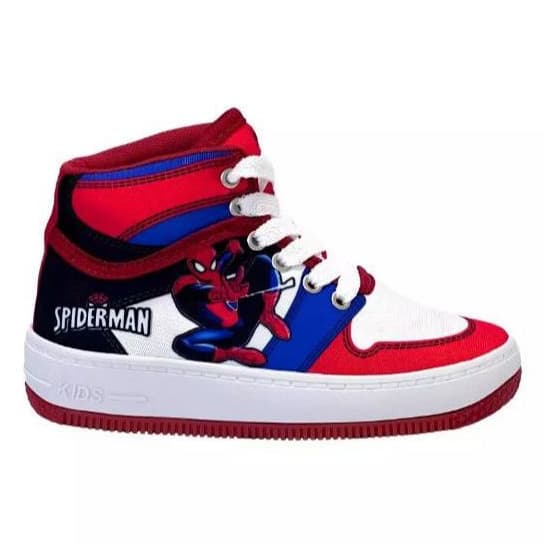 Tênis Infantil Masculino Cano Alto Homem Aranha marvel KIDS 26 A 33