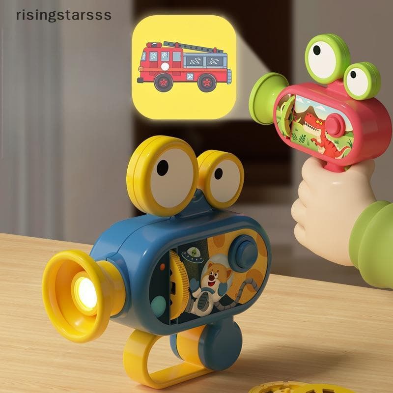 1 Conjunto Bebê Educação Precoce Quebra-Cabeça Projetor Tocha Brinquedo Crianças Lanterna De Projeção Portátil Brinquedo