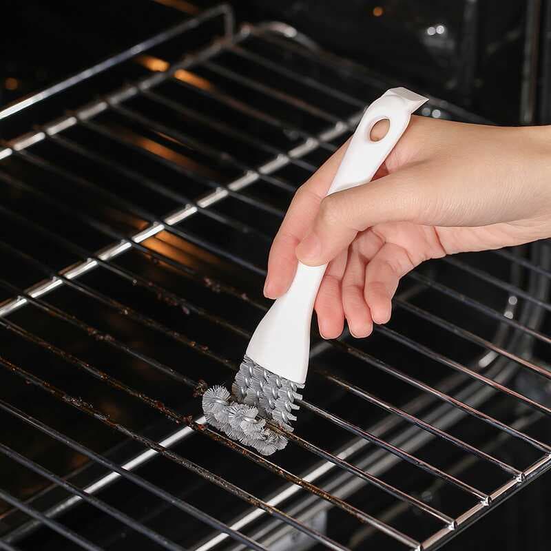 Grade de churrasco lacuna ângulo morto escova de limpeza cozinha fogão pia bancada descontaminação escova especial forno