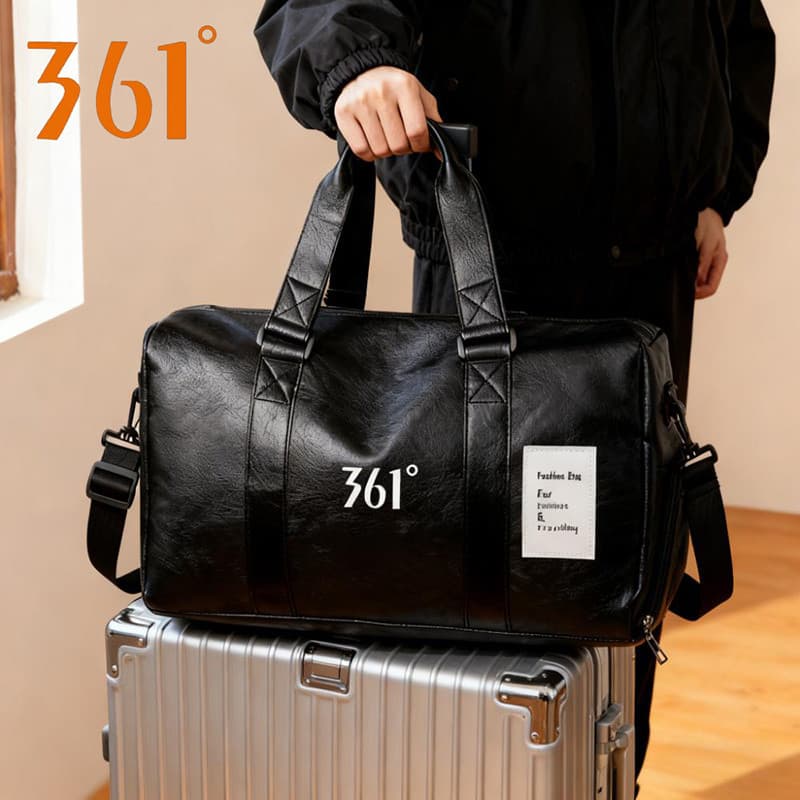 Bolsa de viagem masculina de 361 graus, bolsa de bagagem de grande capacidade, viagem de negócios, leve, portátil, Cross