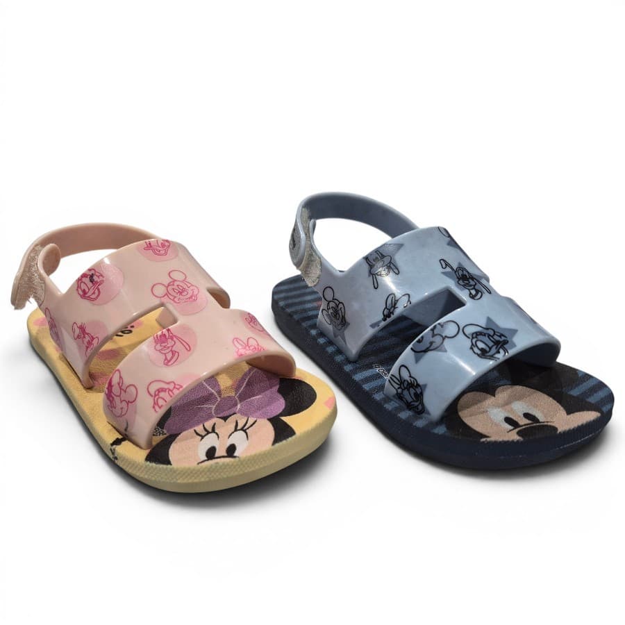 Sandália Crianças Disney PLUTO 22750 Grendene Kids Velcro