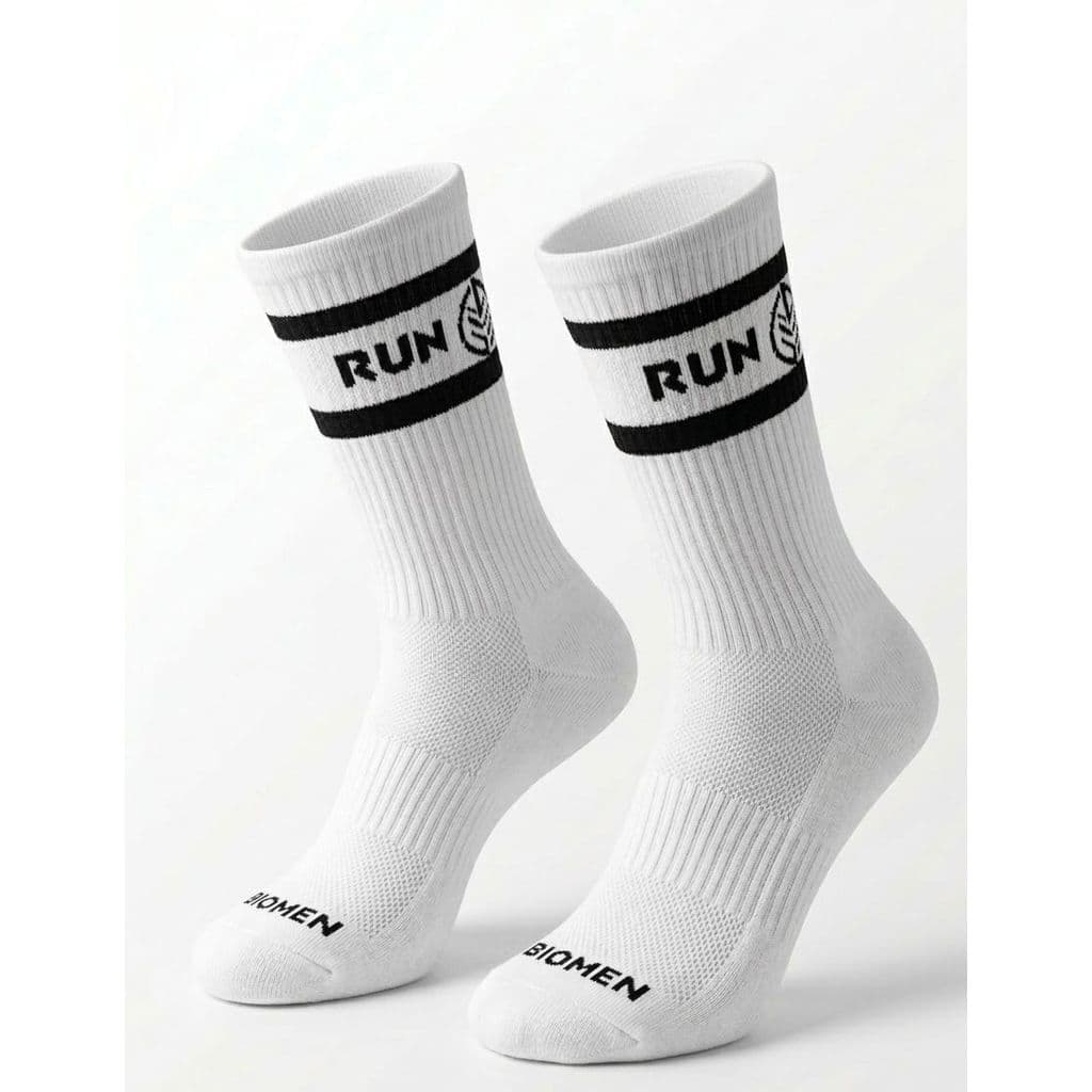 MEIA DE CORRIDA RUN - MASCULINA - BRANCO