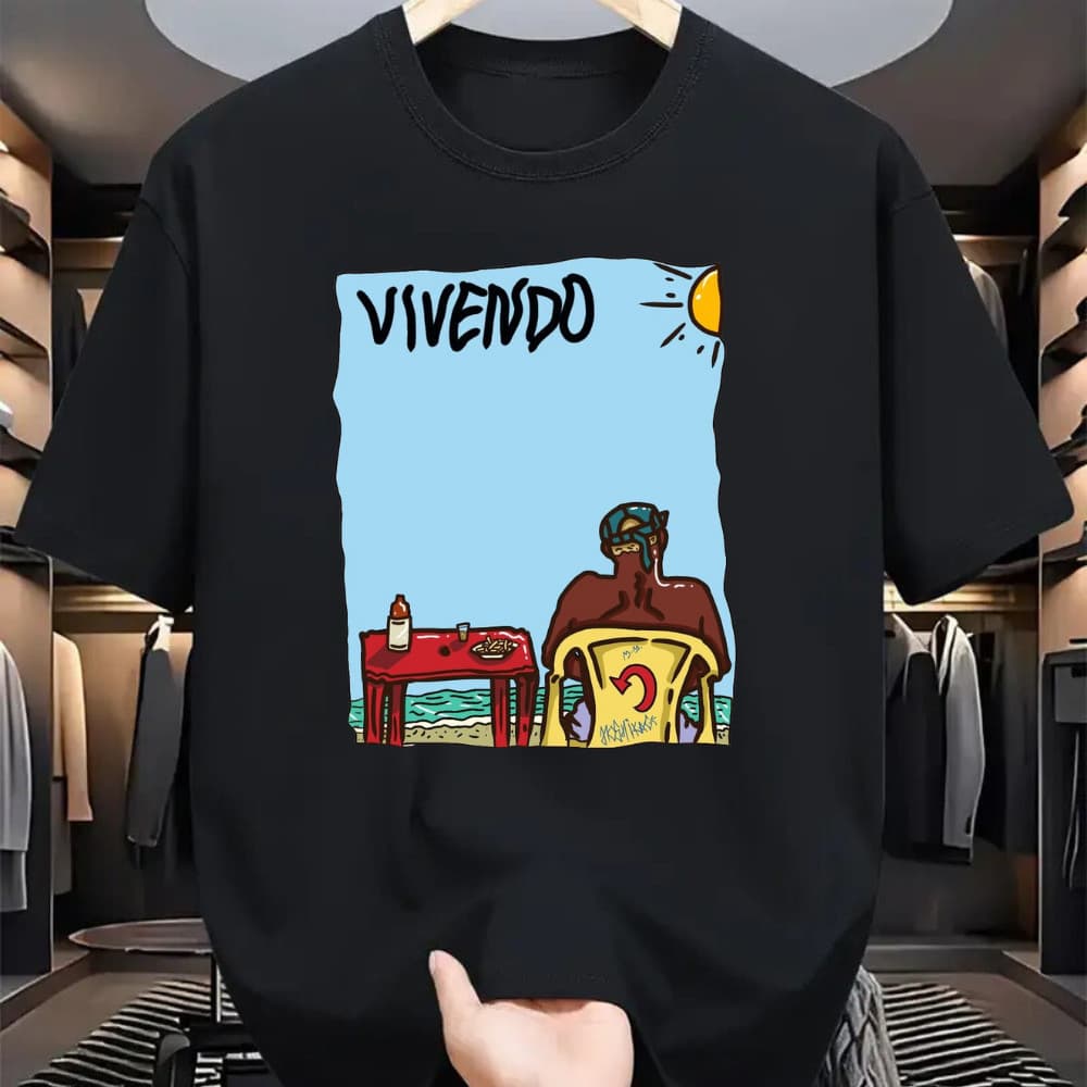 Camiseta Praia Verão VivendoCamisa 100% Algodão