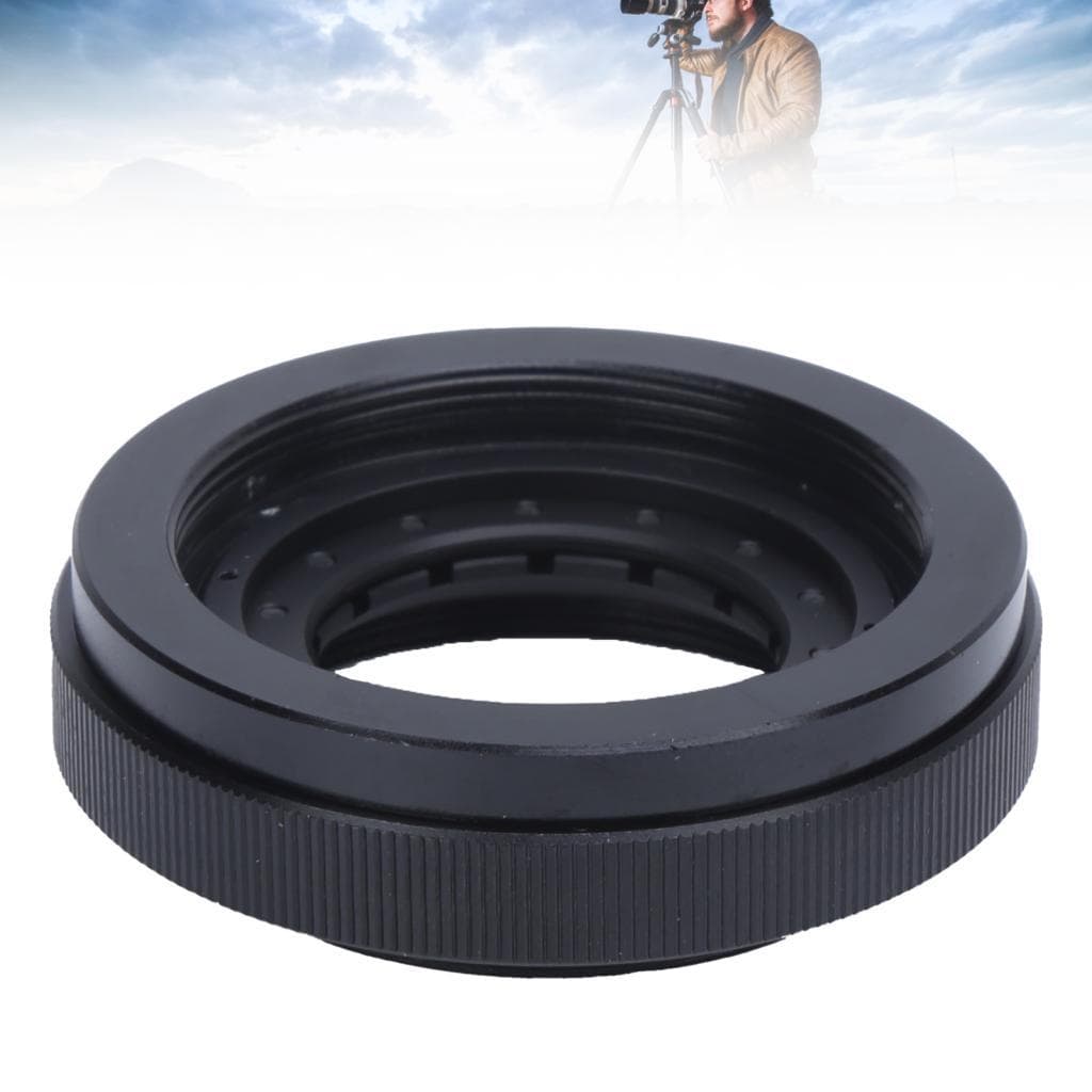Condensador de abertura de diafragma de íris de metal ajustável de 1,5 a 26 mm M42 para adaptador de lente de câmera
