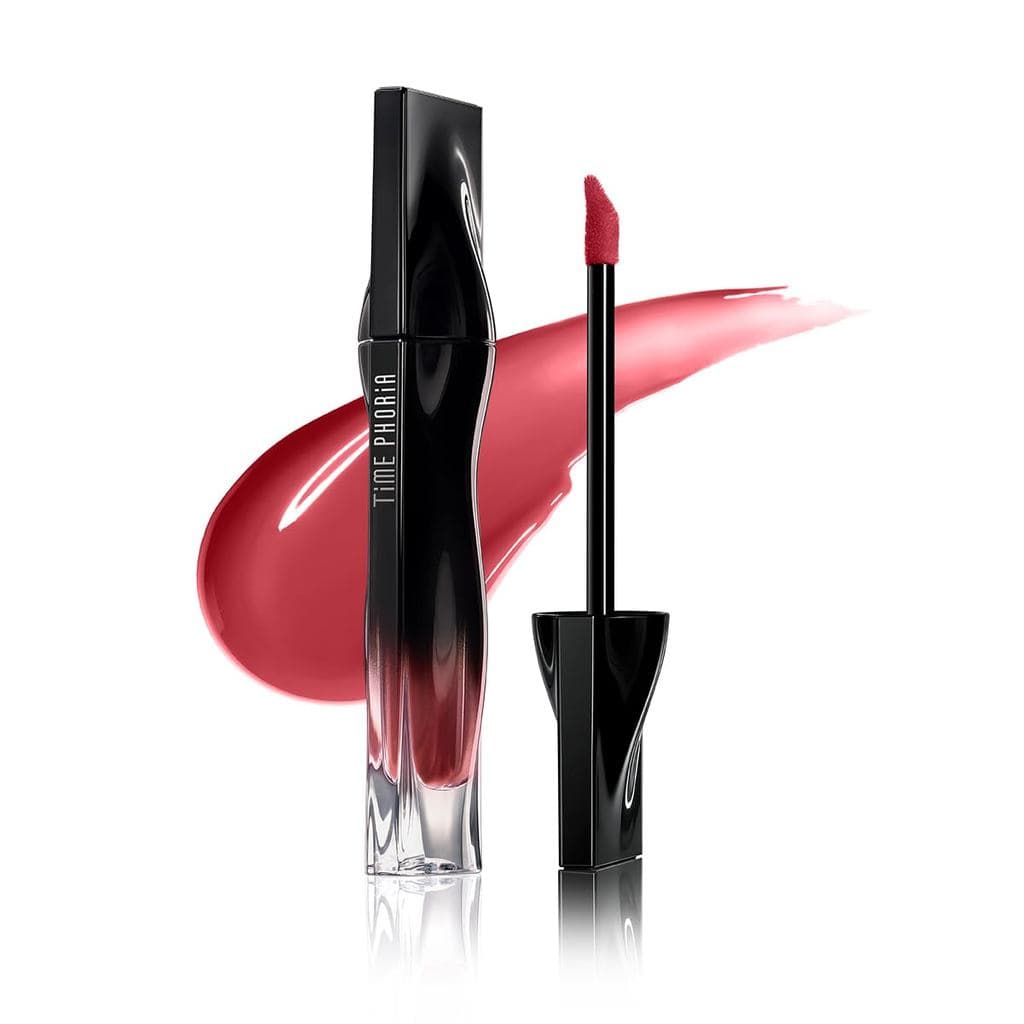 Stellar Dust Lip Stain 06 Nerose, Brilho Labial à Prova de Transferência e Manchas, Acabamento Brilhante em Rosa Rosado,