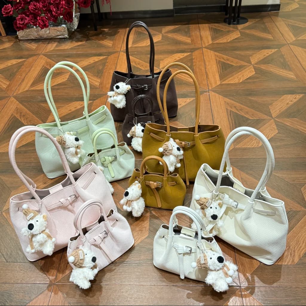 Bolsa bolsa transversal feminino Nicho coreano portátil tecido saco feminino 2025 inverno novo estilo cesta de vegetais