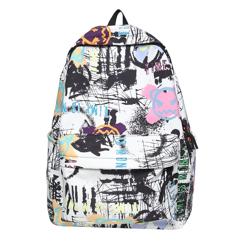Mochila Graffiti exclusiva da moda de alto valor masculina moda japonesa meninos mochila masculina mochila Casual de gra