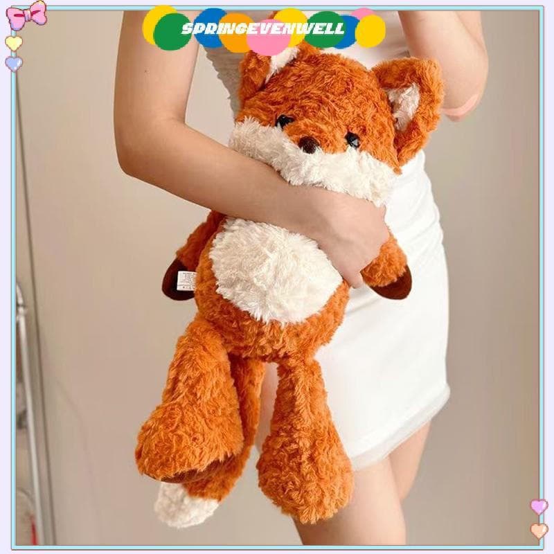 Brinquedo de pelúcia fofo de raposa de 35cm, boneco de raposa laranja de desenho animado, brinquedo para ROV7