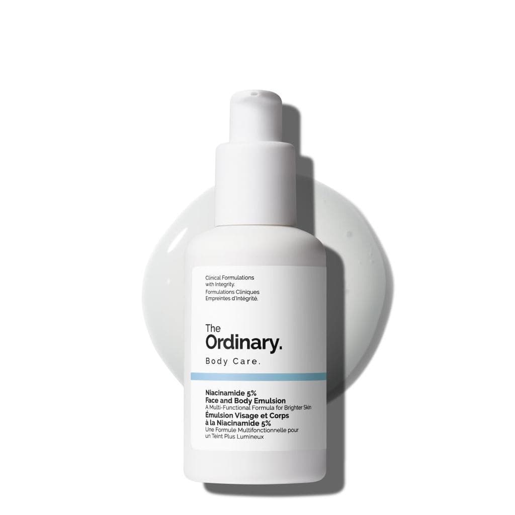 TheOrdinaryNiacinamide5%Emulsão para Rosto e Corpo, Corretor de Manchas Escuras e Tom de Pele, 3.4FlOz GVKB