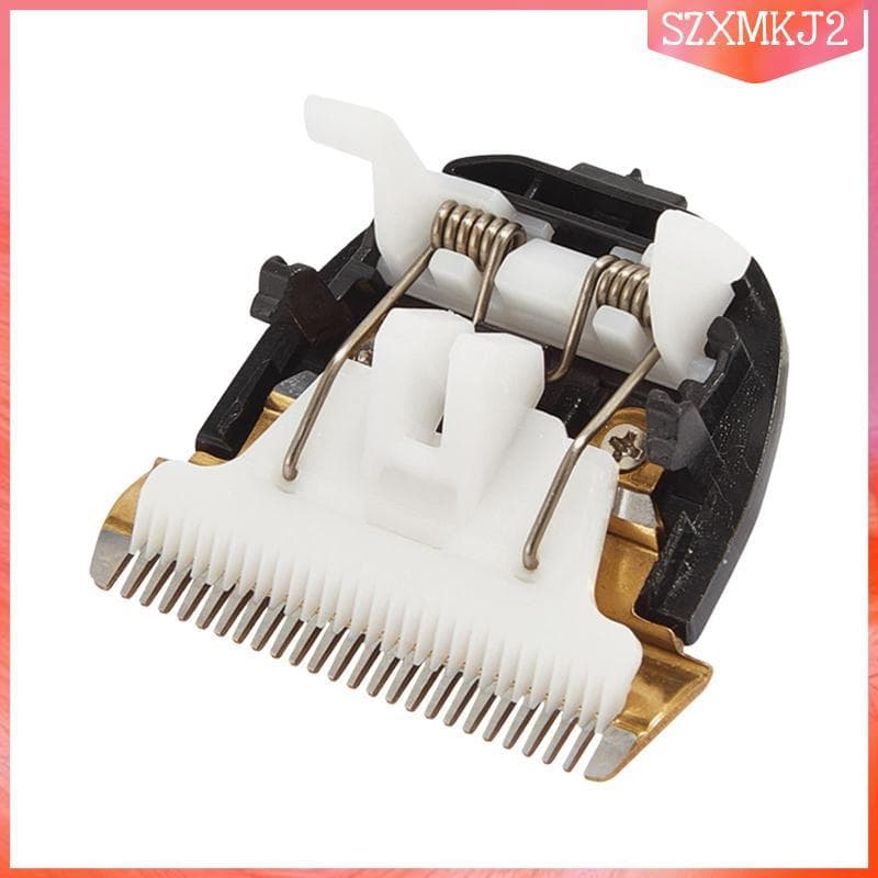 [Szxmkj2] Cabeça De Máquina De Cortar Cabelo Profissional Cerâmico Palheta De Cisalhamento Acessórios De Lâmina Ajustáve