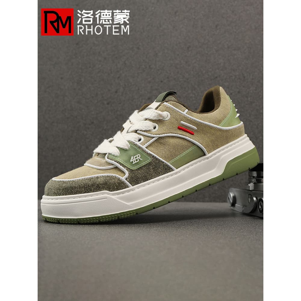 Nicho Design sapatos masculinos 2024 novo estilo moda masculina Casual tênis de lona de sola grossa respirável sapatos m