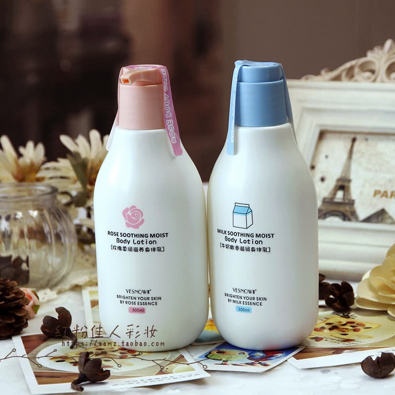 Loção Corporal Sabor Leite Hidratante Hidratante Hidratante de Longa Duração Rosa Tender Suavizante Fragrância Loção Cor