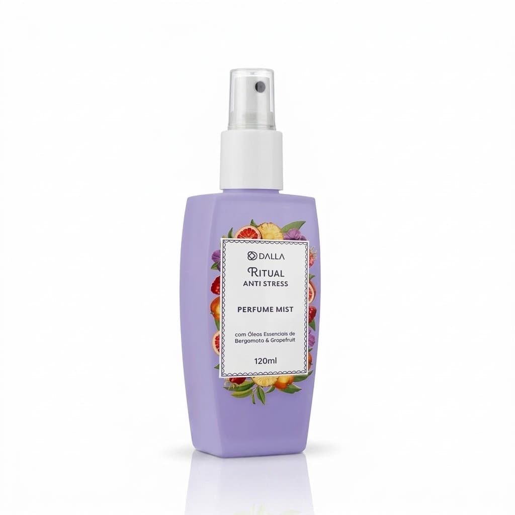 Body Splash Perfume Mist Dalla Ritual Anti Stress 120ml Aromaterapia Relaxante Bergamota Grapefruit