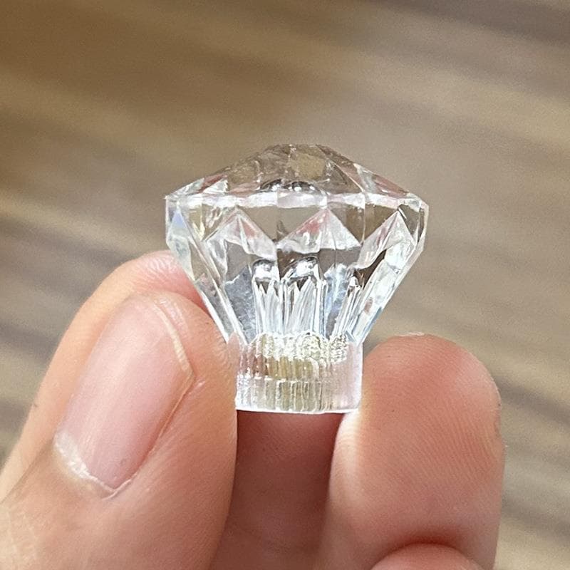 Novo estilo chinês cristal transparente maçaneta porta armário gaveta maçaneta da porta acrílico