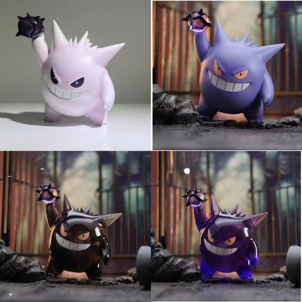 Pokémon Pokémon Gengar (4 cores) Boneca Figura Chassis Boneca Decoração de carro Presente