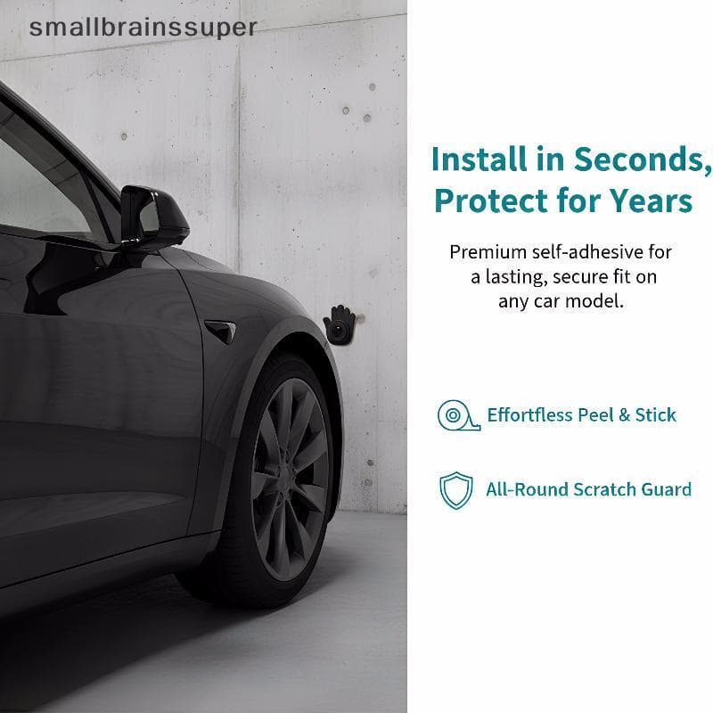 Almofada Universal De Silicone Para Porta De Carro , Reduz O Impacto , Protetor Anti-Arranhões Todos Os Veículos