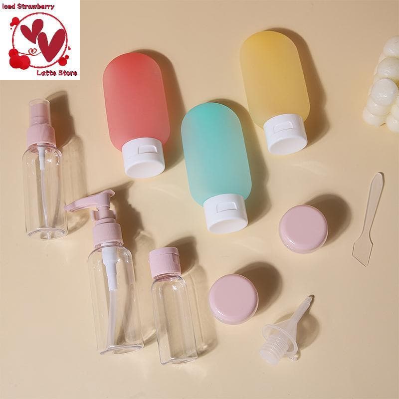 Beautyus 11 Pçs/Set Garrafa Recarregável De Viagem Loção Cosmética Toner Shampoo Essentials Frasco De Creme Recipiente V