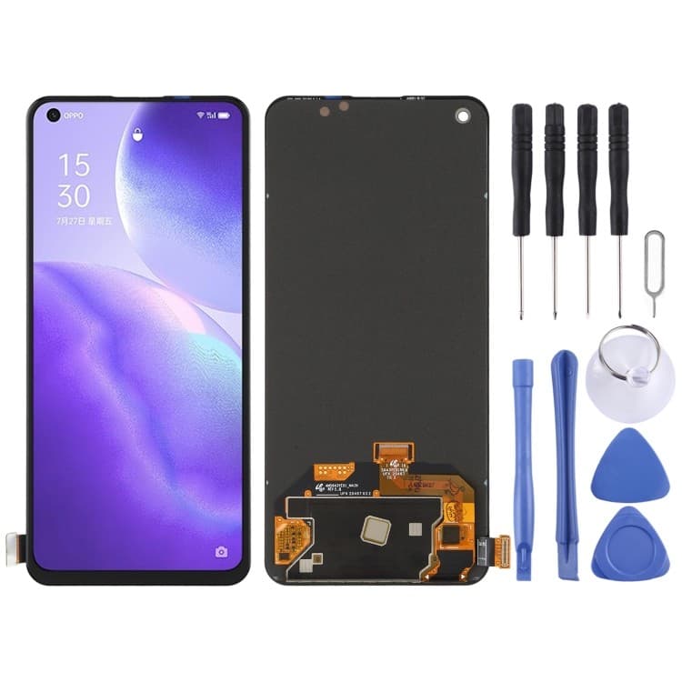 Reparar Peças Sobressalentes Tela LCD De Material OLED E Conjunto Completo De Digitalizador Para OPPO Reno5 5G/Reno7 5G