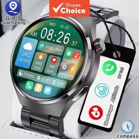 M18 Relógio Inteligente Toque Completo GPS Bússola À Prova Dwaterproof Água Modos Esportivos Rastreador De Fitness Freqü
