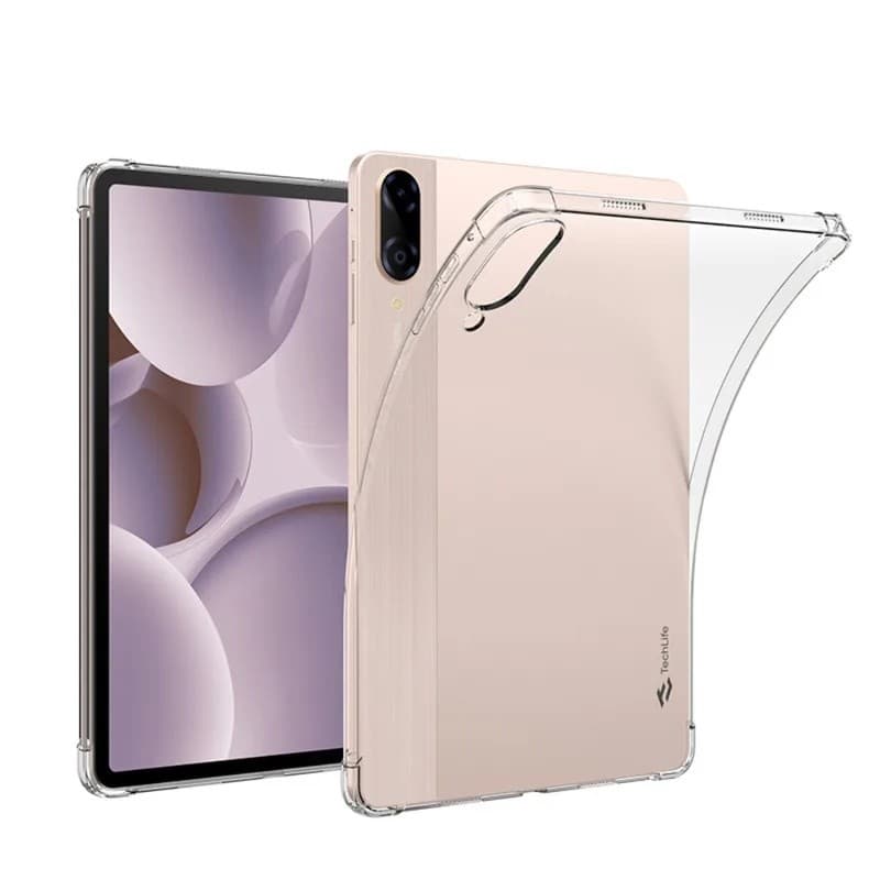 Capa Fina Para Techlife PadPro/PadPlus 12 " Polegadas 2026 Tablet Transparente TPU Traseira Airbags TechlifePadPro Techl