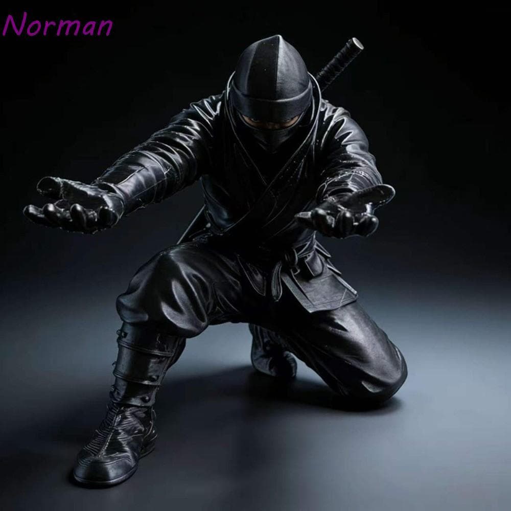 Ornamentos NORMAN Ninja , De Guerreiro Com Impressão 3D Criativos Engraçados , Acessório De Mesa Multifuncional