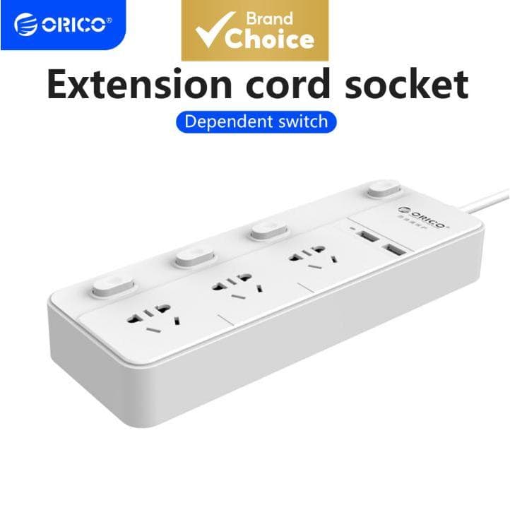 Tomada Inteligente Orico Extensor Protetor Contra Surtos Tira De Energia Para Tuya Soquete 5 Eua Interruptor Individual