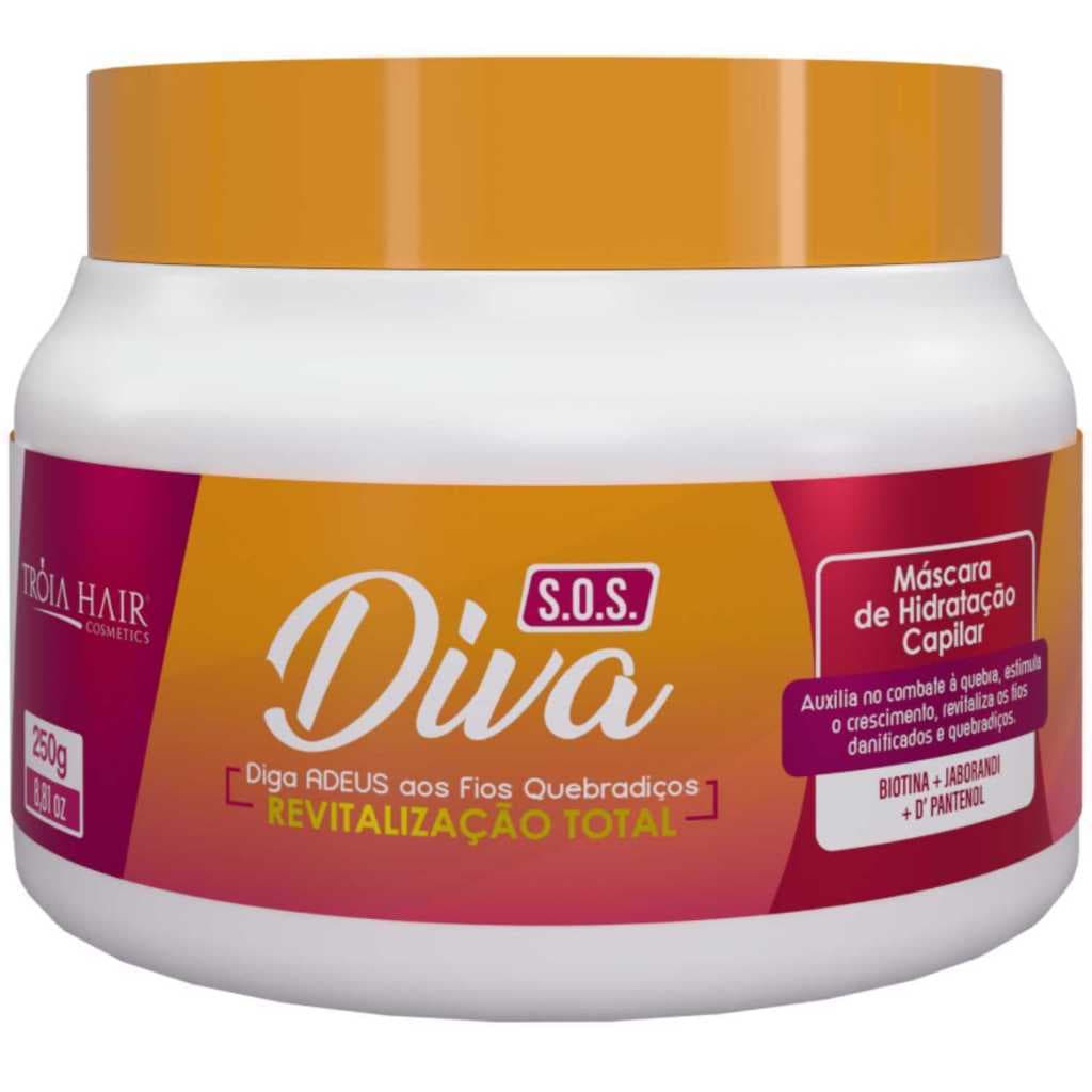 Máscara Manutenção S.O.S Diva 250g - Tróia Hair