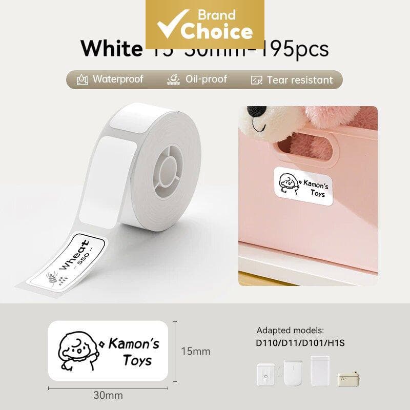 Niimbot Etiqueta Térmica De Papel , Rolo De Etiquetas Adesivas À Prova D'água Para Impressora D110 D11 D101 H1S , De Nom