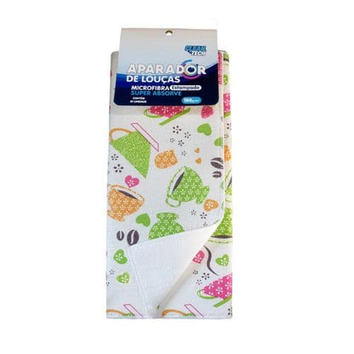 Aparador Loucas Microfibra Estampado Duravel Impermeavel Cozinha Organizador