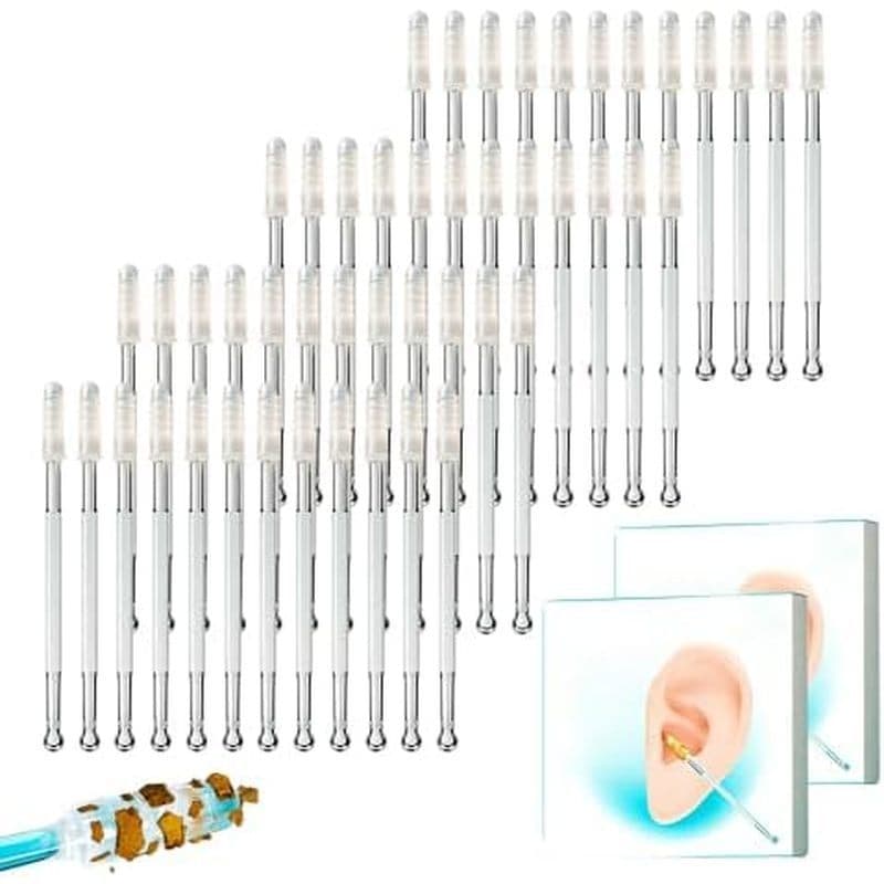 Kit De Limpeza De Ouvido Para Toda A Família Bastão Pegajoso , 2026 Cotonetes Adesivos Reutilizáveis Remoção De Cera , F