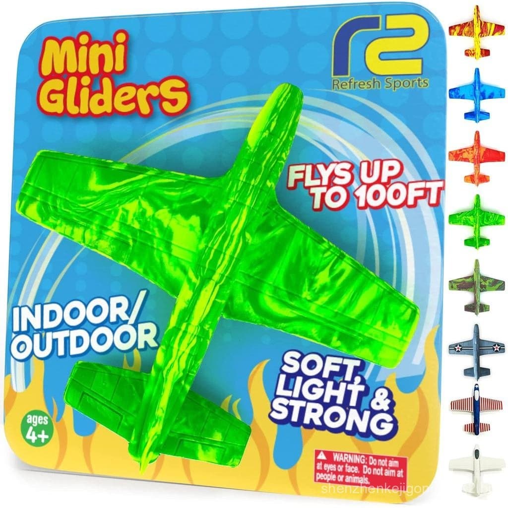 Avião de Espuma - Melhores Brinquedos para Exterior para Crianças de 3 a 9 Anos - Presente para Meninos e Brinque