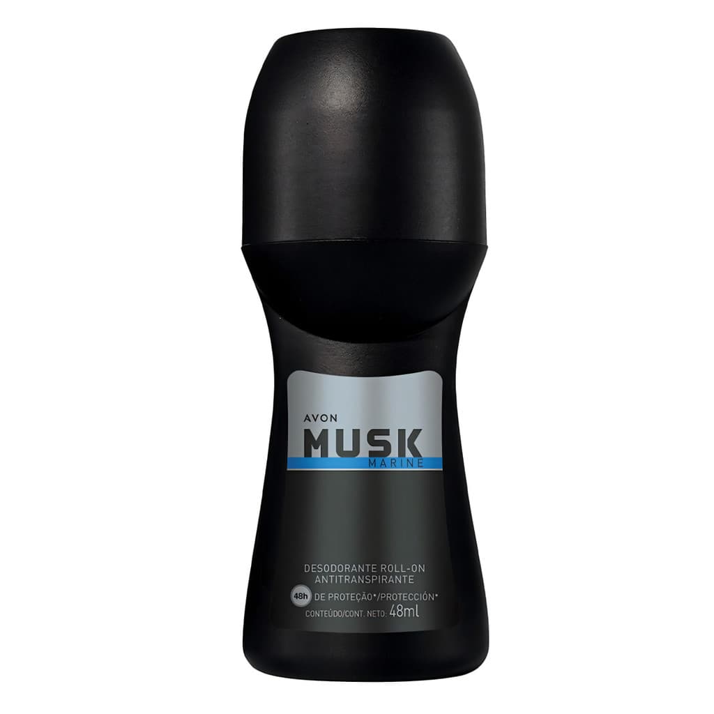 Desodorante Antitranspirante Roll-On Avon Musk Marine 48ml