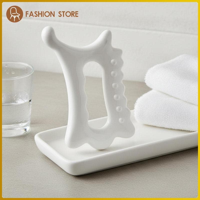 [Wishshopeelq] Dispositivo De Massagem Facial Resina Gua Sha Board Ferramentas Massageadoras Faciais Para Relaxamento Sp