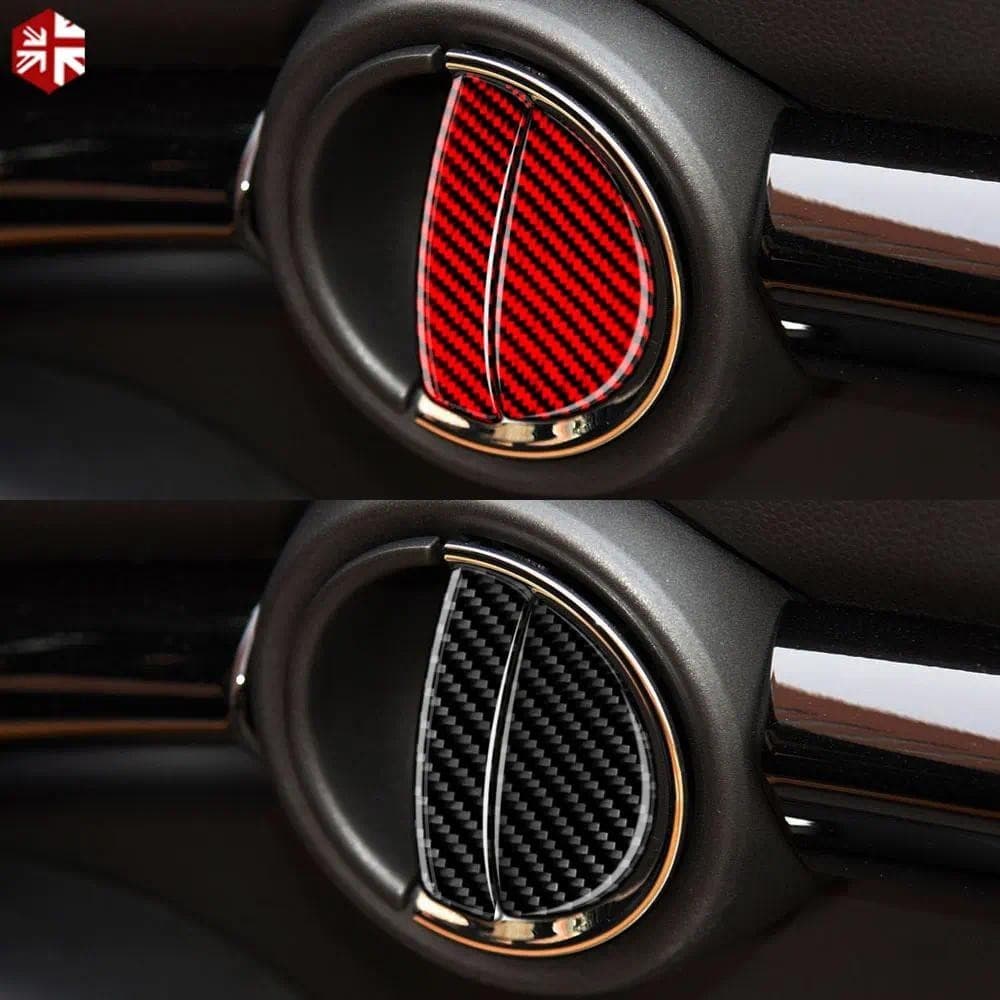 4 X Interior Do Carro De Fibra Carbono Maçaneta Da Porta Capa Guarnição Para Mini Cooper F55 F54 F60auto Peças Decoração