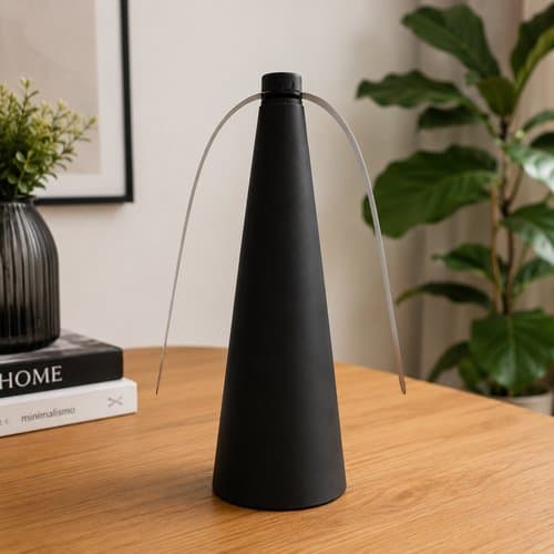 Ventilador Eletrico 25cm Antimosquito Preto Silencioso Protecao Insetos