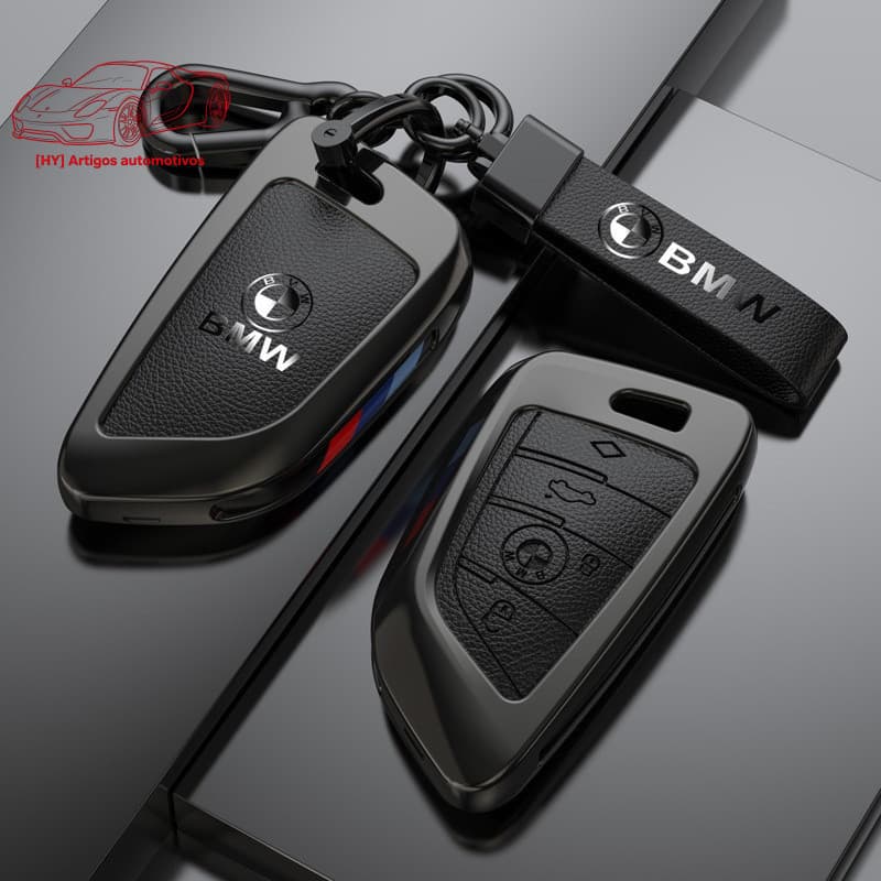 Capa de Chave de Carro em Liga de Zinco para BMW Série 1 3 5 6 7 X1 X3 X4 X5 F10 F15 F16 F20 F30 F18 F25 M3 M4 E34 G20 G