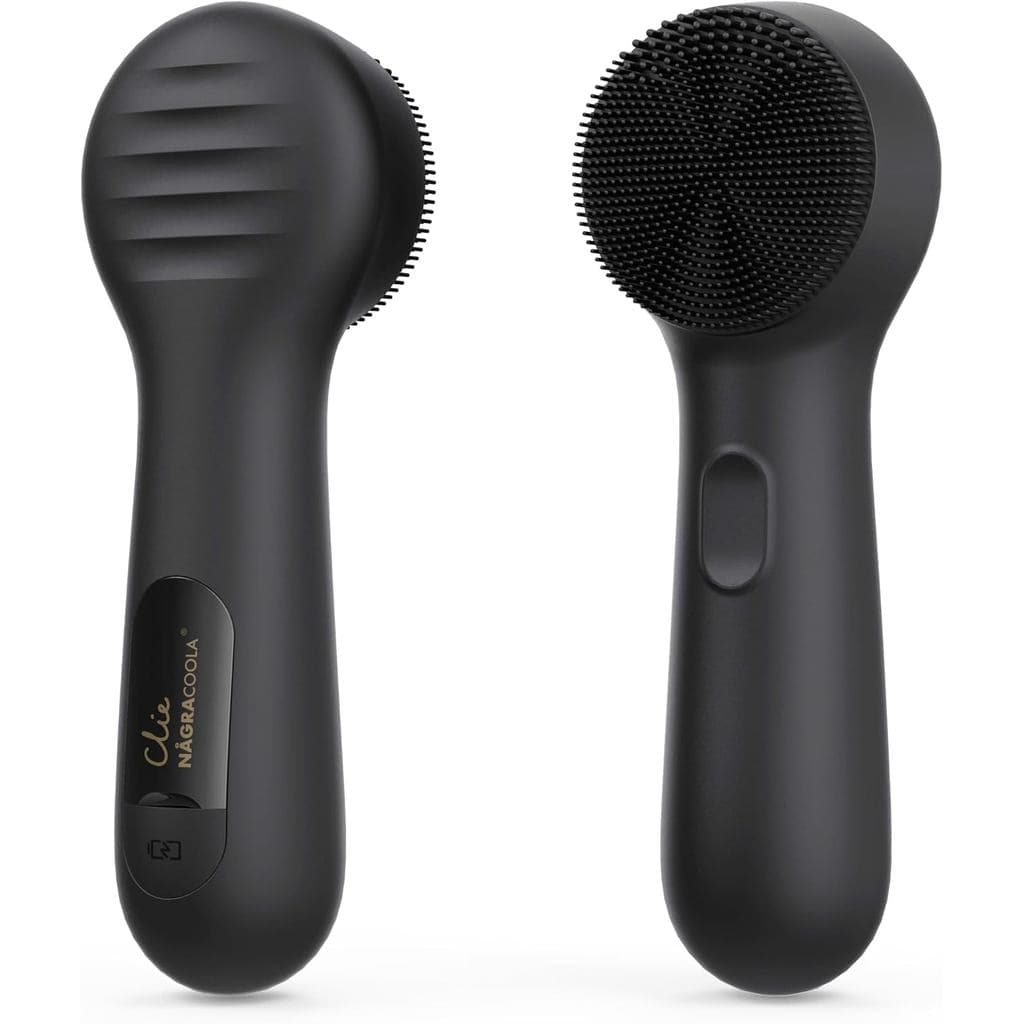 Escova de Limpeza Facial de Silicone, NågraCoola CLIE 2.0, Recarregável, à Prova d'Água, para Limpeza, Esfoliação e Mass