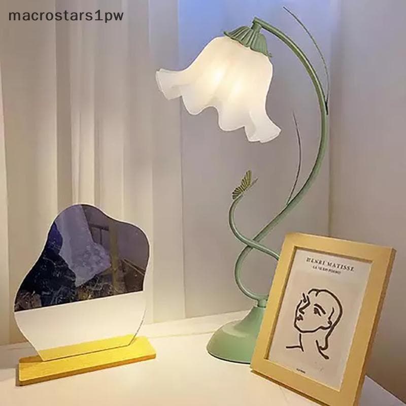 Abajur Acrílico E27 Orquídea Estilo Sino Lustre Substituição Pendurado Decorativo Para Iluminação Do Corredor