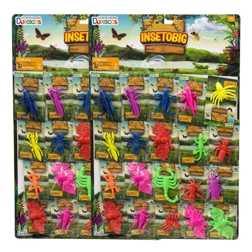 Kit 40 Insetos que Crescem na Água Brinquedo Infantil