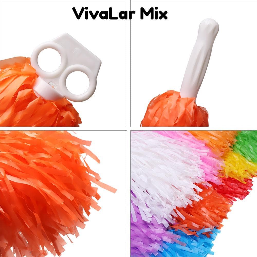ORIGINALSTORE 1 Par De Pompons De Líder De Torcida , Flor De Competição Extravagante , 2 Estilos , Decorador De Festa De