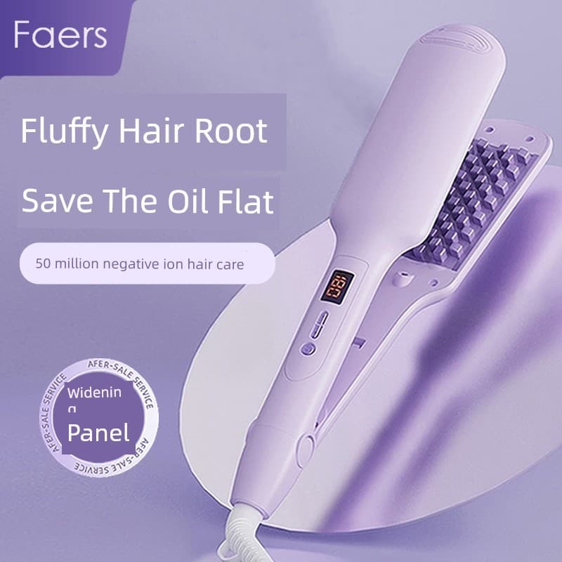 🔥 Crimpador De Milho Placa Perm Splint 🔥 Cabelo Ondulado VENDA QUENTE Hair Styling Tala De Engomar De Milho De Íon Neg