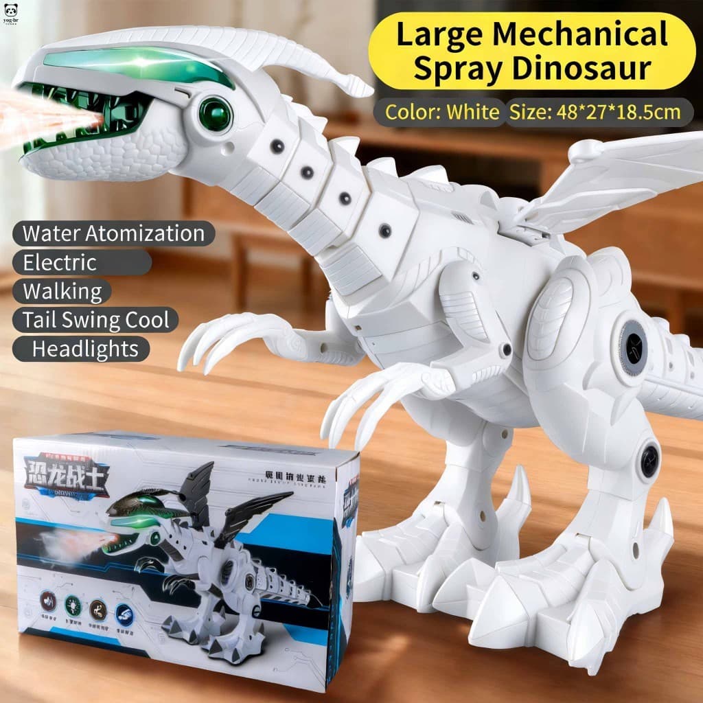 Brinquedo De Dinossauro Elétrico Com Som E Luz-Simulação Animal Andando Que Coloca Ovos Para Bebês De 1 A 3 Anos