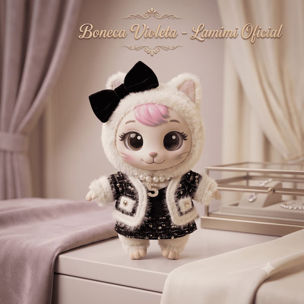 Boneca Chaveiro Violeta Lamimi Oficial