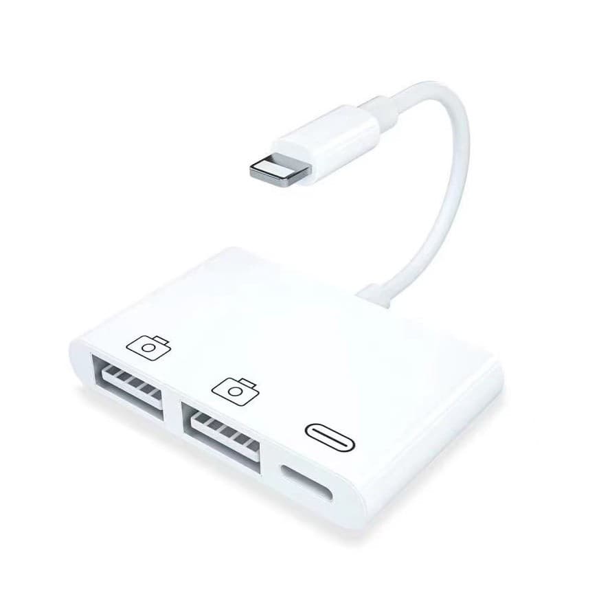 Adaptador Lightning Usb 3.0 Câmera iPhone iPad Otg 2 Usb
