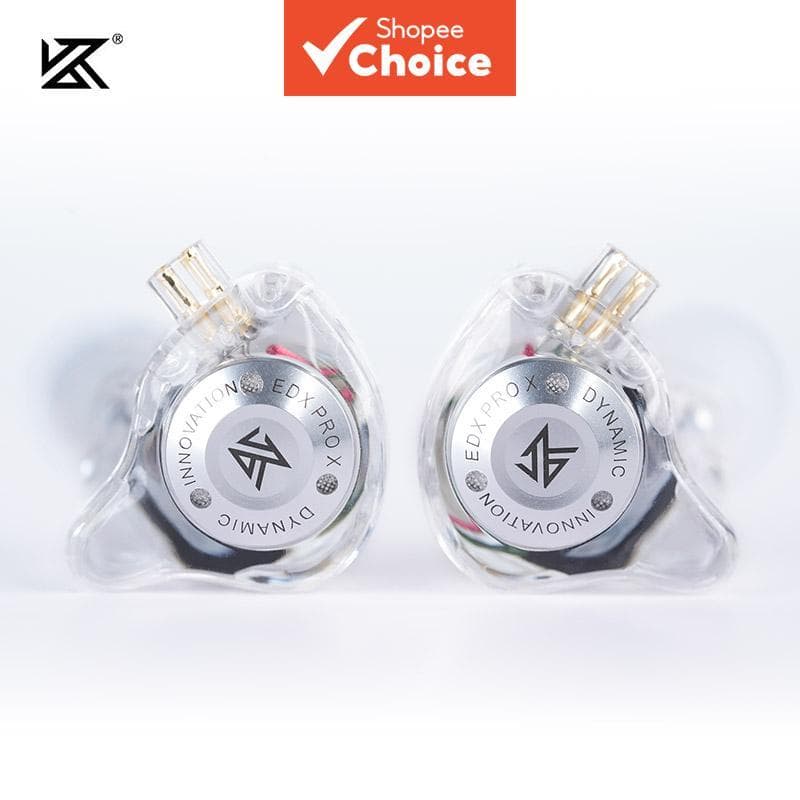 Fones de ouvido KZ EDX PRO X com fio, estéreo HiFi, cancelamento de ruído, fones de ouvido gamers para esportes,